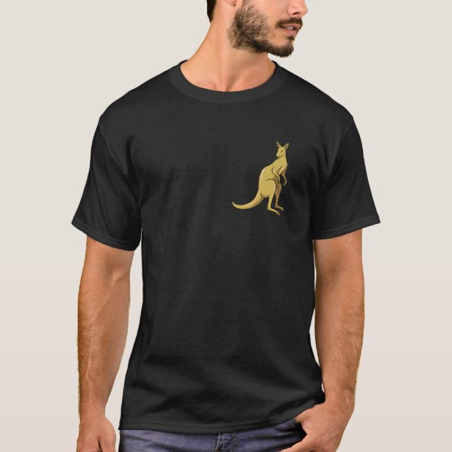 Camiseta Kangaroo Trabalho de arte Austrália (Frente)