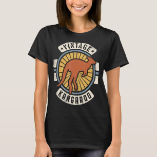 Camiseta Kangaroo Vintage Classic Retro 60s 70s Animal