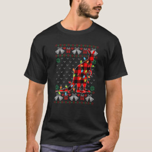 Camiseta Kangaroo Xmas Luz Frio De Natal