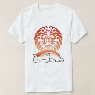 Camiseta Kani Crab Sushi Cat
