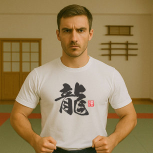 Camiseta Kanji [龍] Dragão Popular