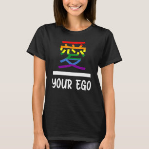 Camiseta Kanji Love Símbolo Lgbtq Coisas Chinesas Tradicion
