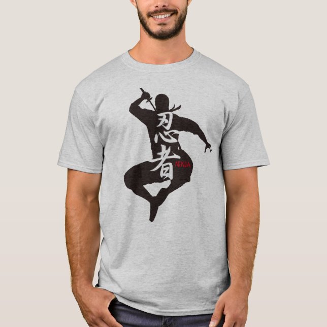 Camiseta kanji,NINJA (Frente)