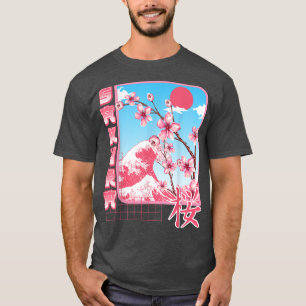 Camiseta Kanji Sakura Flor Japonês Flor Flor Flor Rosa S