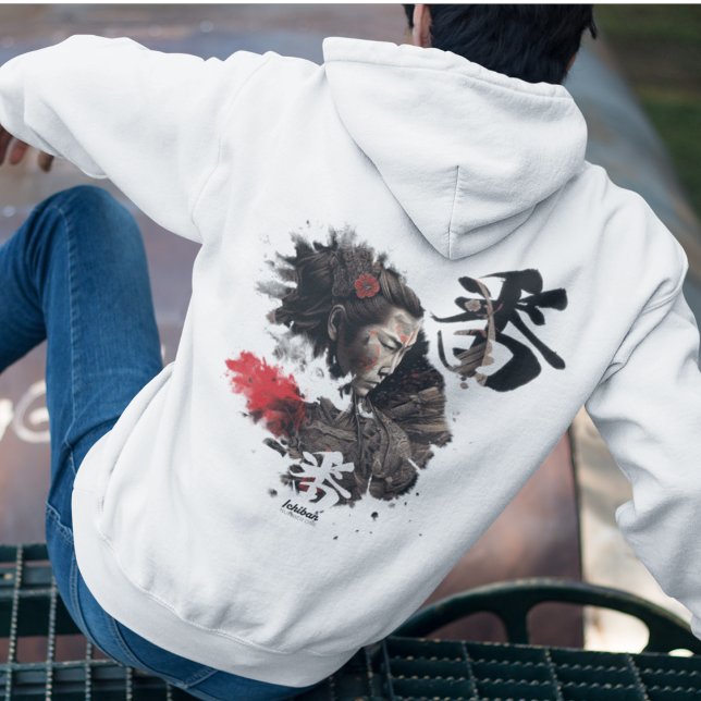 Camiseta Kanji Samurai Ichiban Hoodie (Criador carregado)