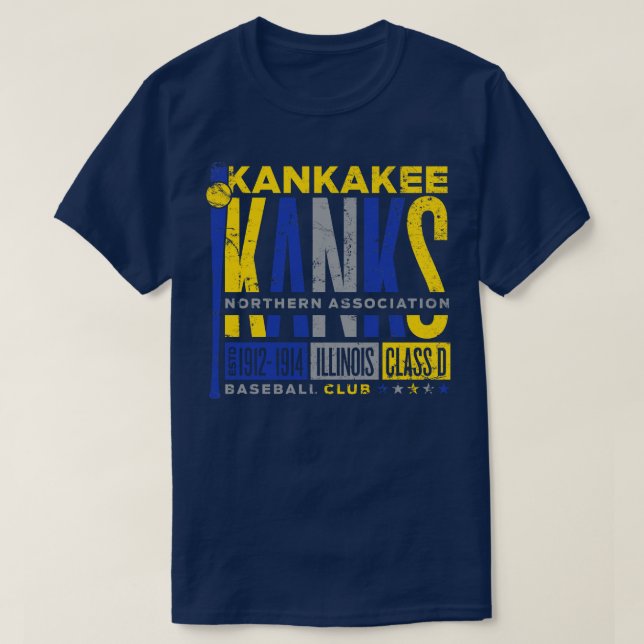 Camiseta Kankakee Kanks (Frente do Design)