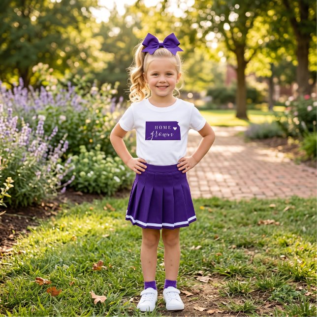 Camiseta Kansas Caseiro | Roxo e Branco (Criador carregado)