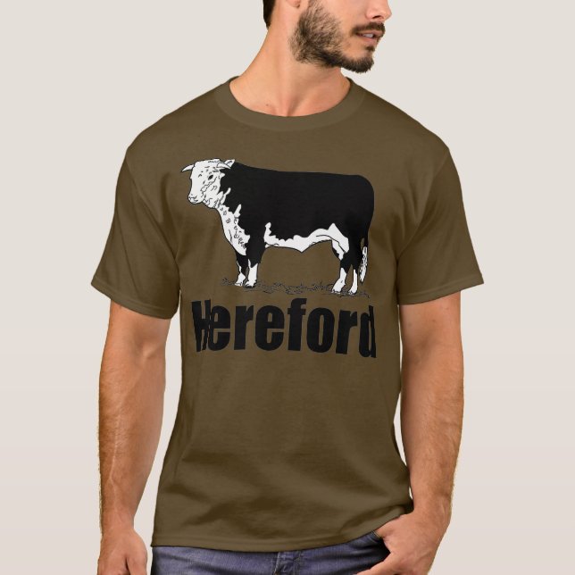 Camiseta Kansas Cattle Beef Herd Hereford Cow (Frente)