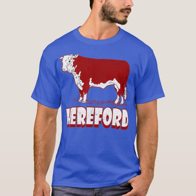 Camiseta Kansas Cattle Beef Herd Hereford Cow (Frente)