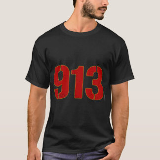 Camiseta Kansas City 913 vermelho ouro