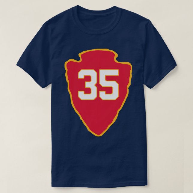 Camiseta Kansas City Chiefs Christian Okoye RB (Frente do Design)