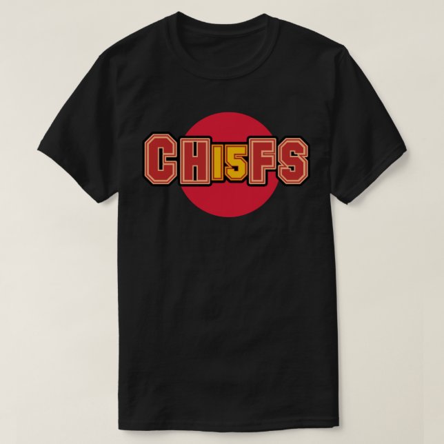 Camiseta Kansas City Chiefs KC Skyline Seja o Grande Recept (Frente do Design)