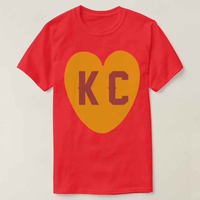 Camiseta Kansas City Heart 2 (Frente do Design)