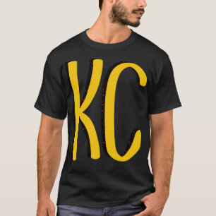 Camiseta Kansas City KC red e amarelos chefes Missouri roya