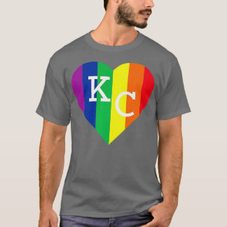 Camiseta Kansas City Missouri Rainbow Midwest KC Orgulho ga