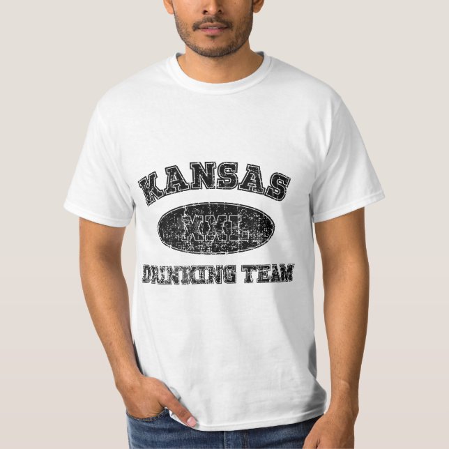 Camiseta Kansas Drinking Team  (Frente)