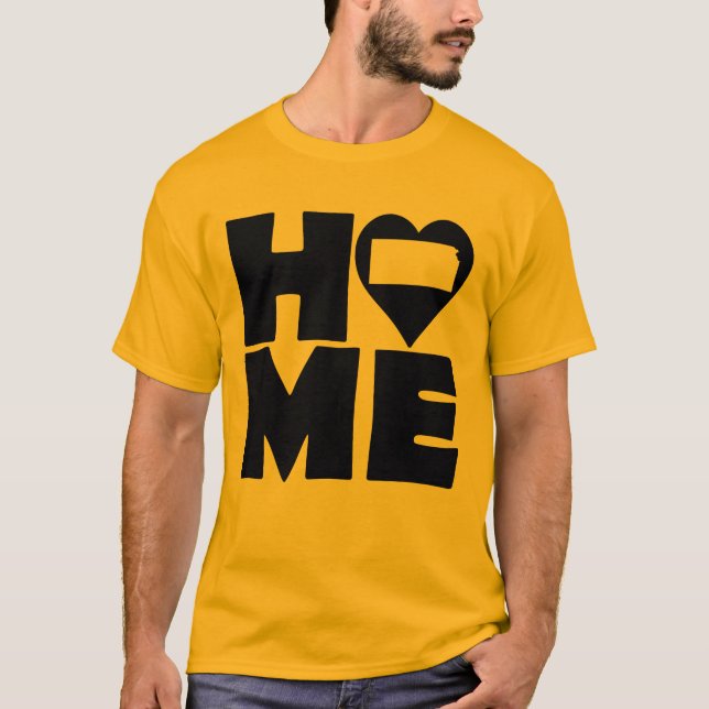 Camiseta Kansas Home Heart State Tees (Frente)