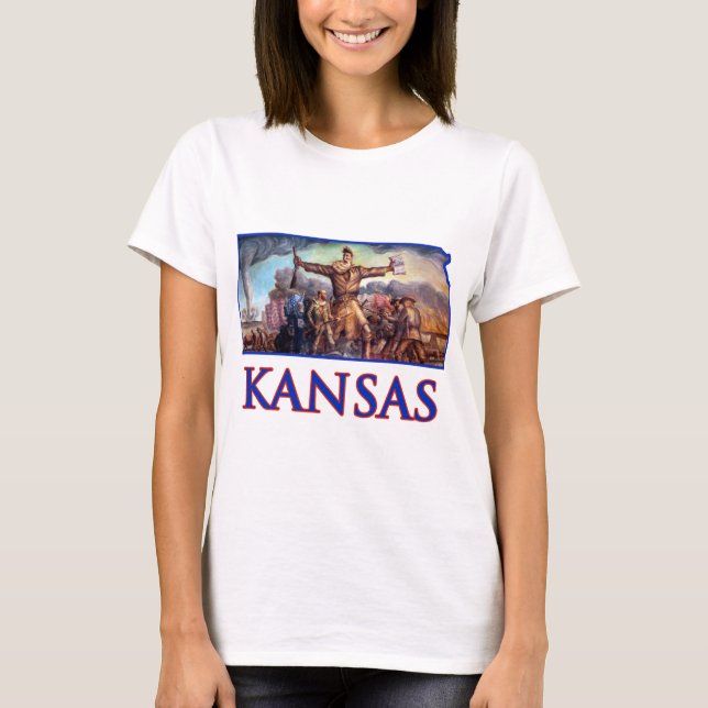 Camiseta Kansas John Brown e o prelúdio trágico (Frente)