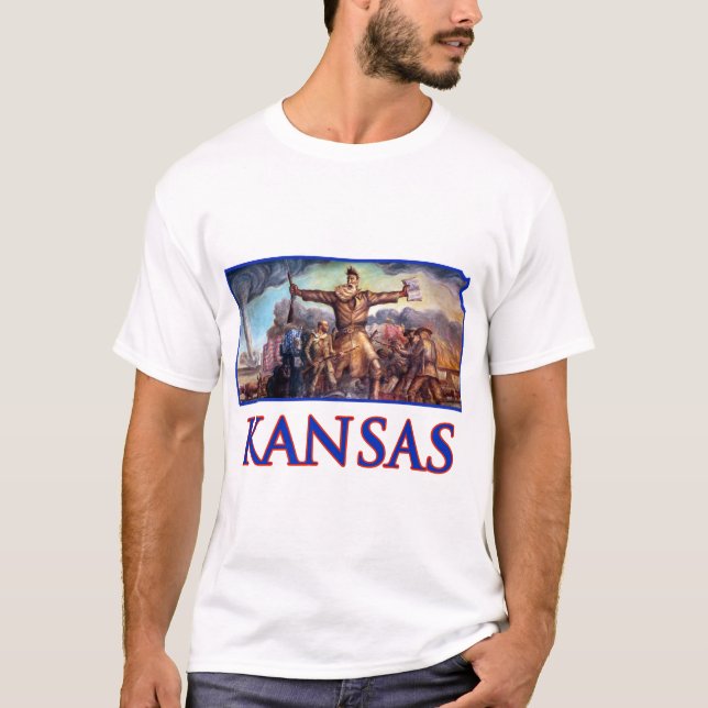 Camiseta Kansas John Brown e o prelúdio trágico (Frente)