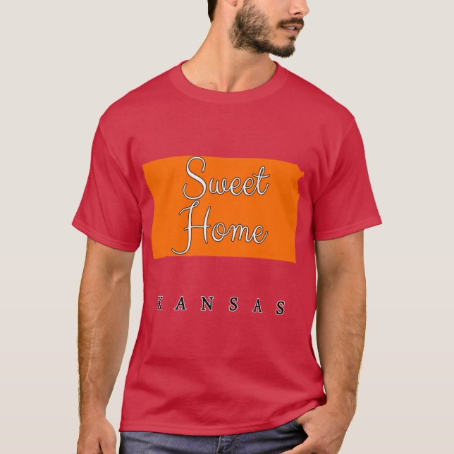Camiseta Kansas Lar Doce Kansas (Frente)