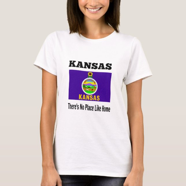 Camiseta Kansas, não há lugar como casa (Frente)