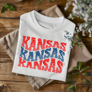 Camiseta Kansas Red e Blue Boho Shirt