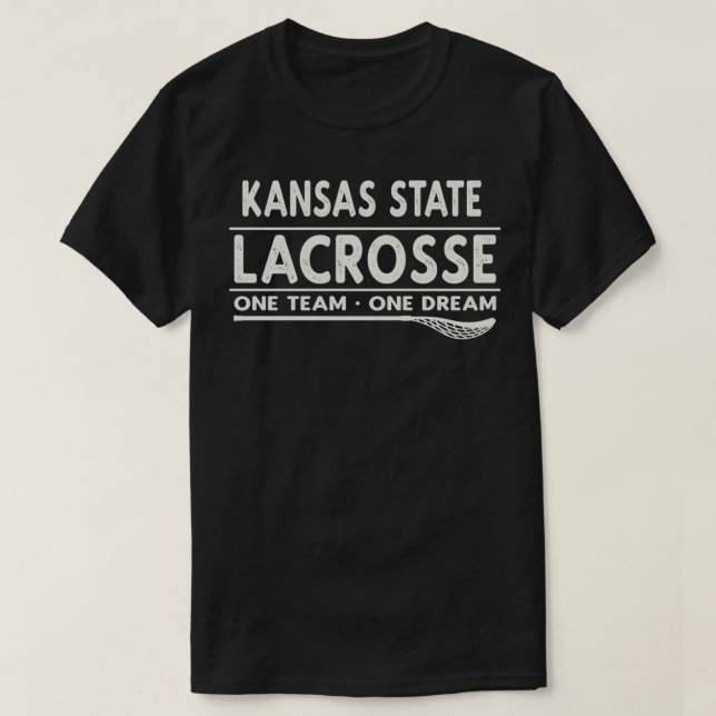 Camiseta Kansas State Lacrosse One Team One Dream (Frente do Design)