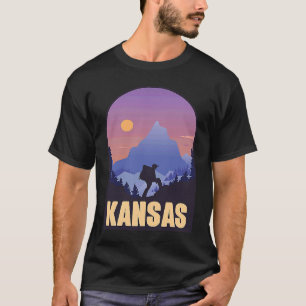 Camiseta Kansas State USA Caminhando Trip Souvenir