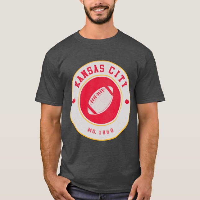 Camiseta KansasCity vintage white (Frente)