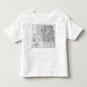 Camiseta KansasPanoramic MapKansas