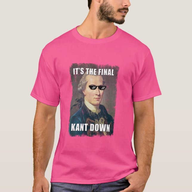 Camiseta Kant Filosofia, design engraçado com humor (Frente)