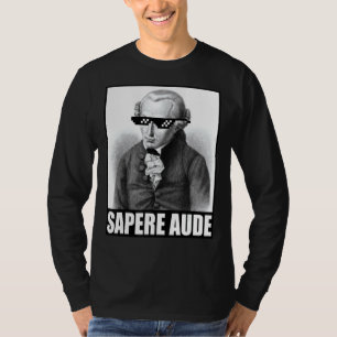 Camiseta Kant Sapere Aude Sunglass Filosofia Immanuel