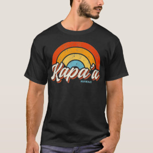 Camiseta Kapa'a Hawaii HI Vintage Rainbow Retro 70s