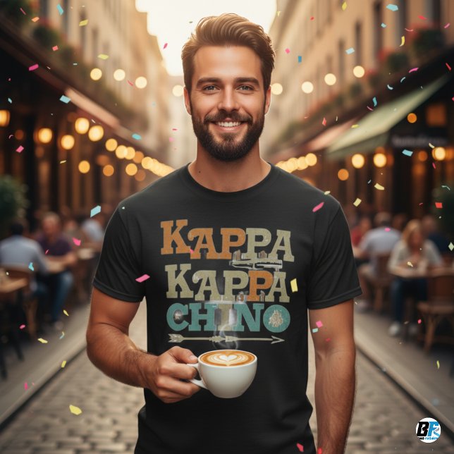 Camiseta Kappa Chino Funny Café Lover T-Shirt (Criador carregado)