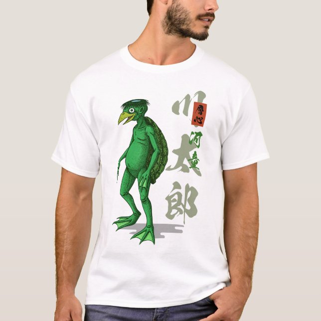 Camiseta Kappa Japanese Streetwear Water Imp Yokai (Frente)
