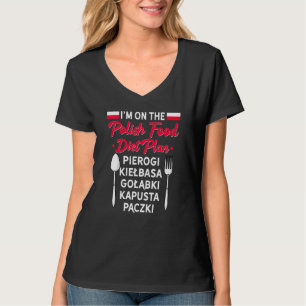 Camiseta Kapusta Pierogi Im Sobre O Plano Polonês De Alimen