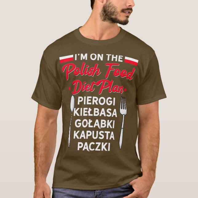 Camiseta Kapusta Pierogi Lover Engraçado Im Em Polonês (Frente)
