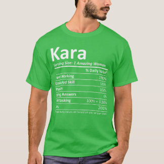 Camiseta KARA Nutrition Nome Personalizado Piada Natal G