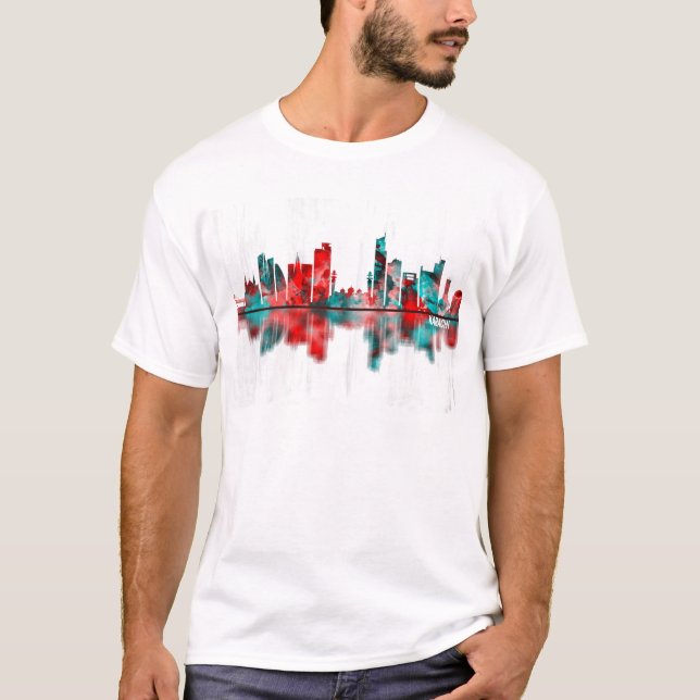 Camiseta Karachi Skyline Paquistão (Frente)