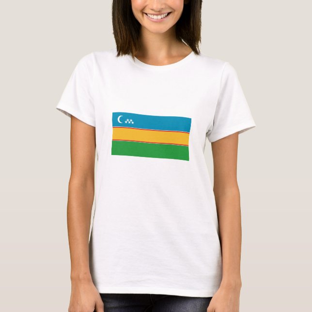 Camiseta Karakalpakstan Flag (Frente)
