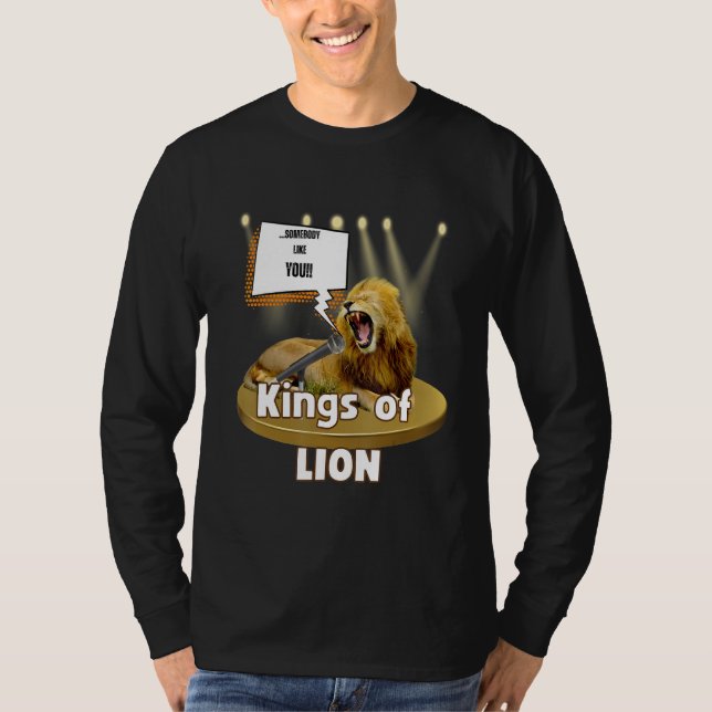 Camiseta Karaoke Animals Sing KINGS Of LION (Frente)