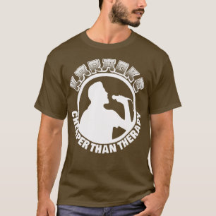 Camiseta Karaoke mais barato que a terapia