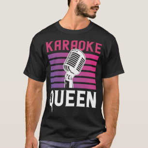 Camiseta Karaoke Queen para Karaoke Cantando Aficionados