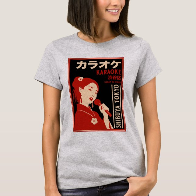 Camiseta Karaoke Shibuya Tokyo (Frente)