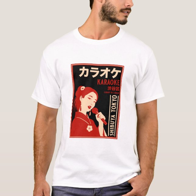 Camiseta Karaoke Shibuya Tokyo (Frente)