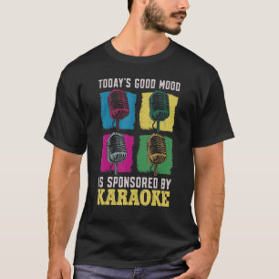 Camiseta Karaoke Singer 80 Retro O bom humor de hoje é apli