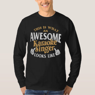 Camiseta Karaoke Singer Funny Music Karaoke P Y Musical