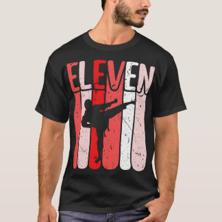 Camiseta Karate 11 Birthday Boys Taekwondo Artes Marciais