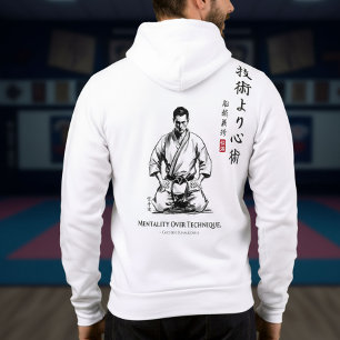 Camiseta Karate 5º Preceito - Mentalidade Sobre Técnica