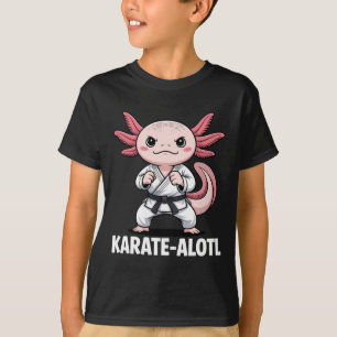 Camiseta Karate-alotl Axolotl Karate Lover Artes Marciais